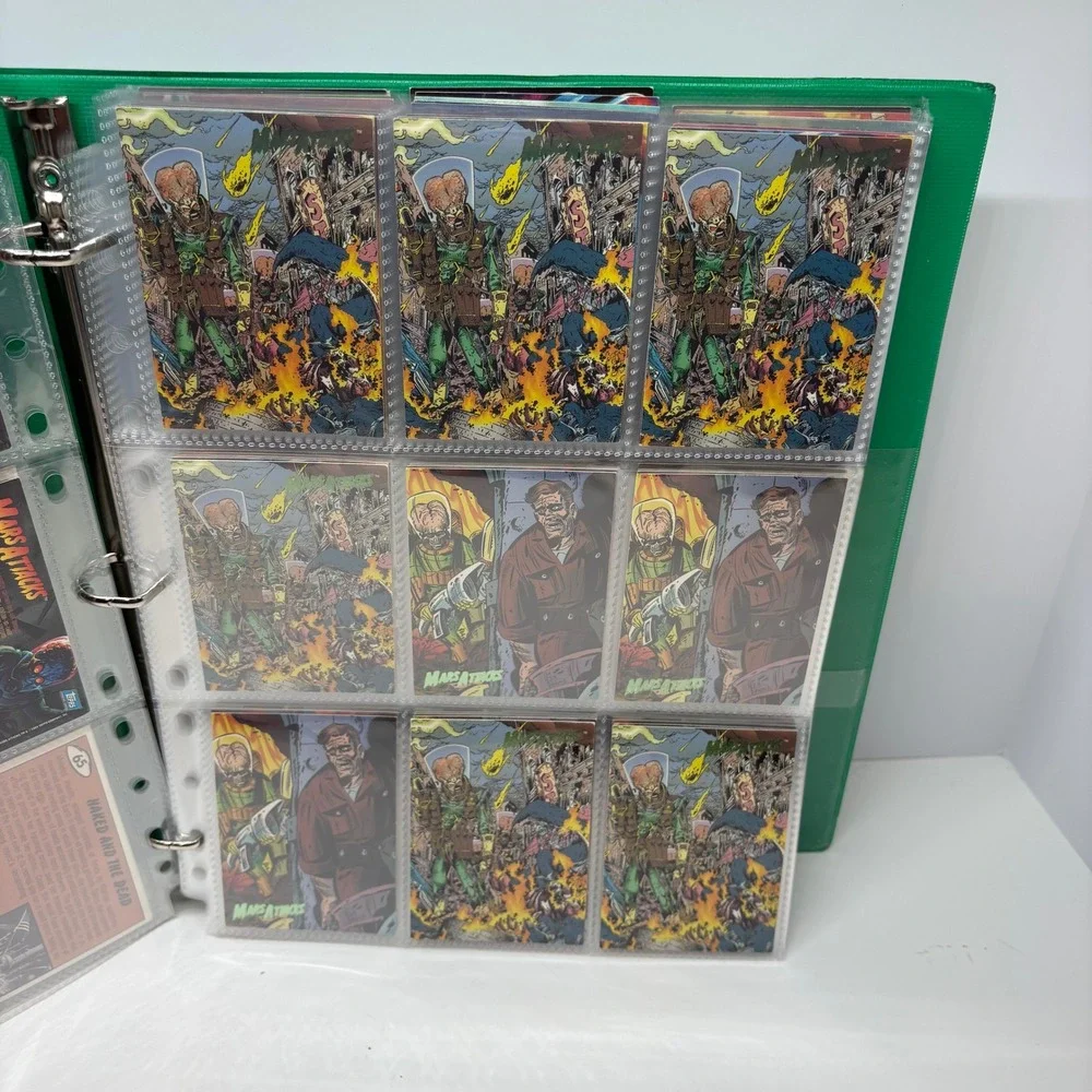 1994 Sci-Fi Horror Topps Mars Attacks Trading Card Lot 180+ Cards & Box Multi